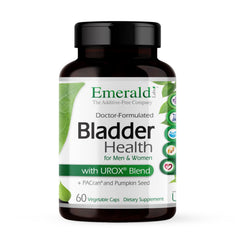 Emerald Labs Bladder Health bottle label featuring Cranberry Extract