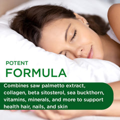 Saw palmetto and beta-sitosterol ingredients in the formula