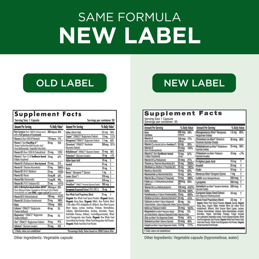 Bioavailable B vitamins and chelated minerals