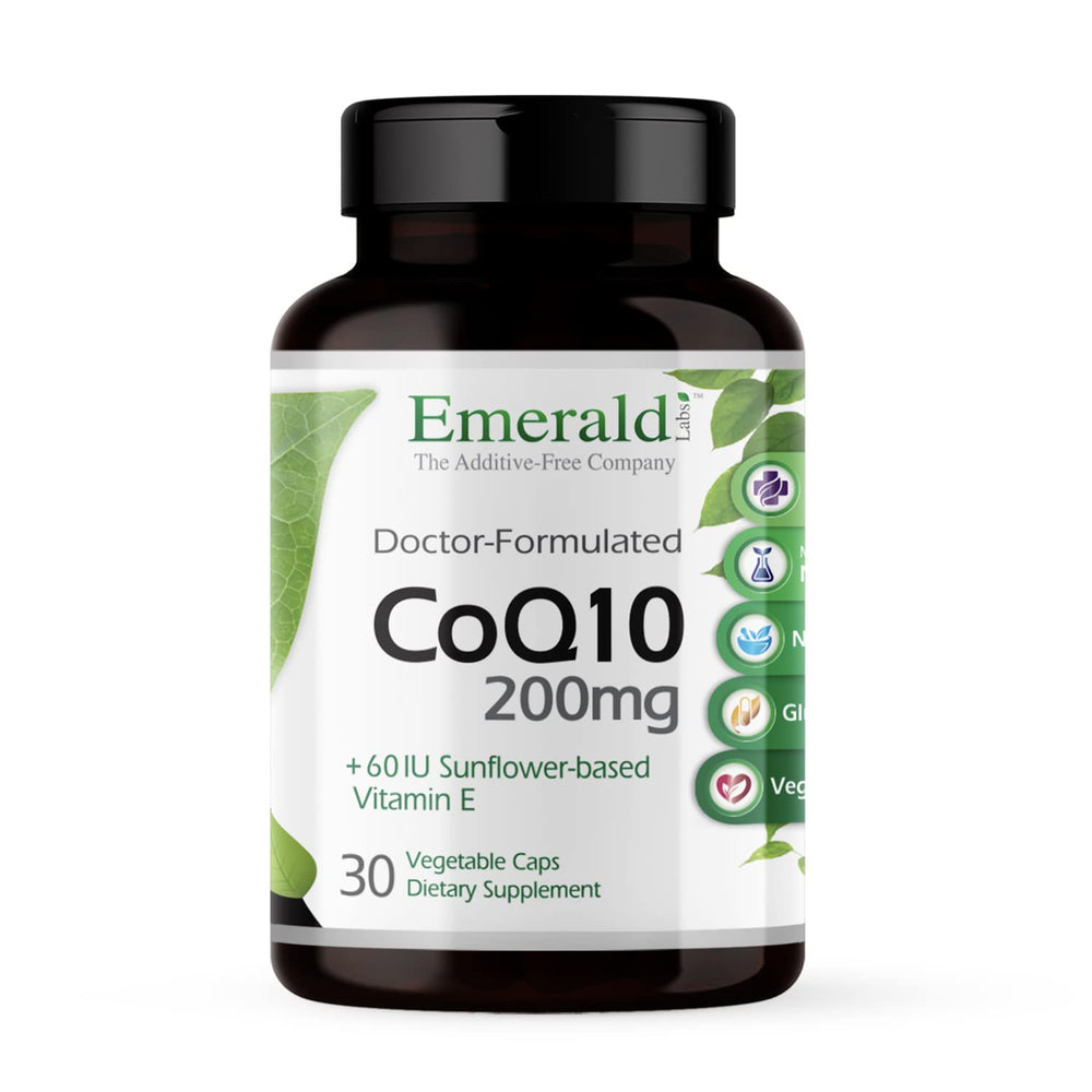 Emerald Labs CoQ10 200mg bottle