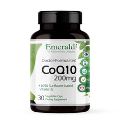 Emerald Labs CoQ10 200mg bottle