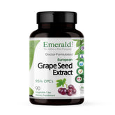 Bottle of EMERALD LABS European Grape Seed Extract 90 vegetarian capsules