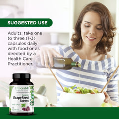 Pack shot of EMERALD LABS European Grape Seed Extract