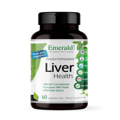 Bottle of Emerald Labs Liver Health liver support supplement