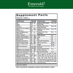 Side view of EMERALD LABS Men's 1 Daily Multi bottle
