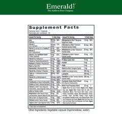 Emerald Labs Men's 1 Daily Multi bottle side view