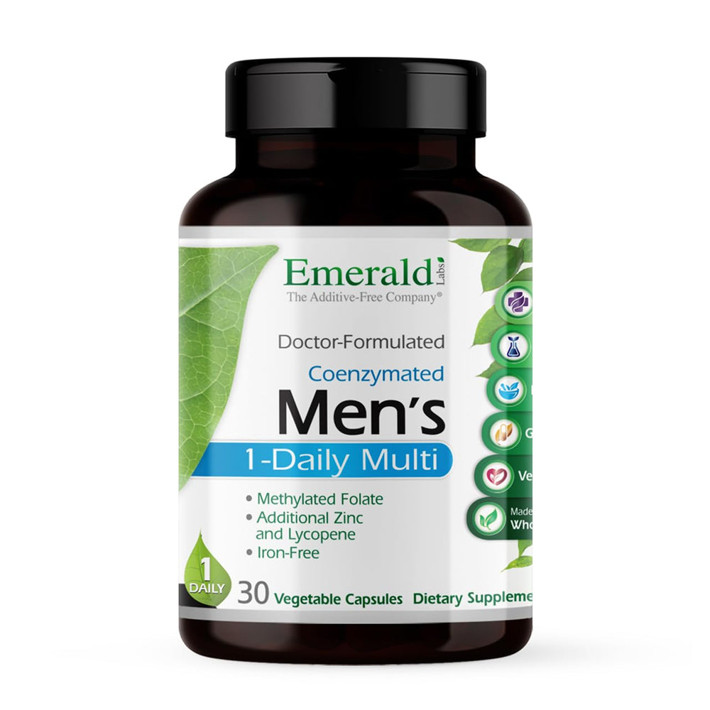 Emerald Labs Men's 1 Daily Multi bottle front