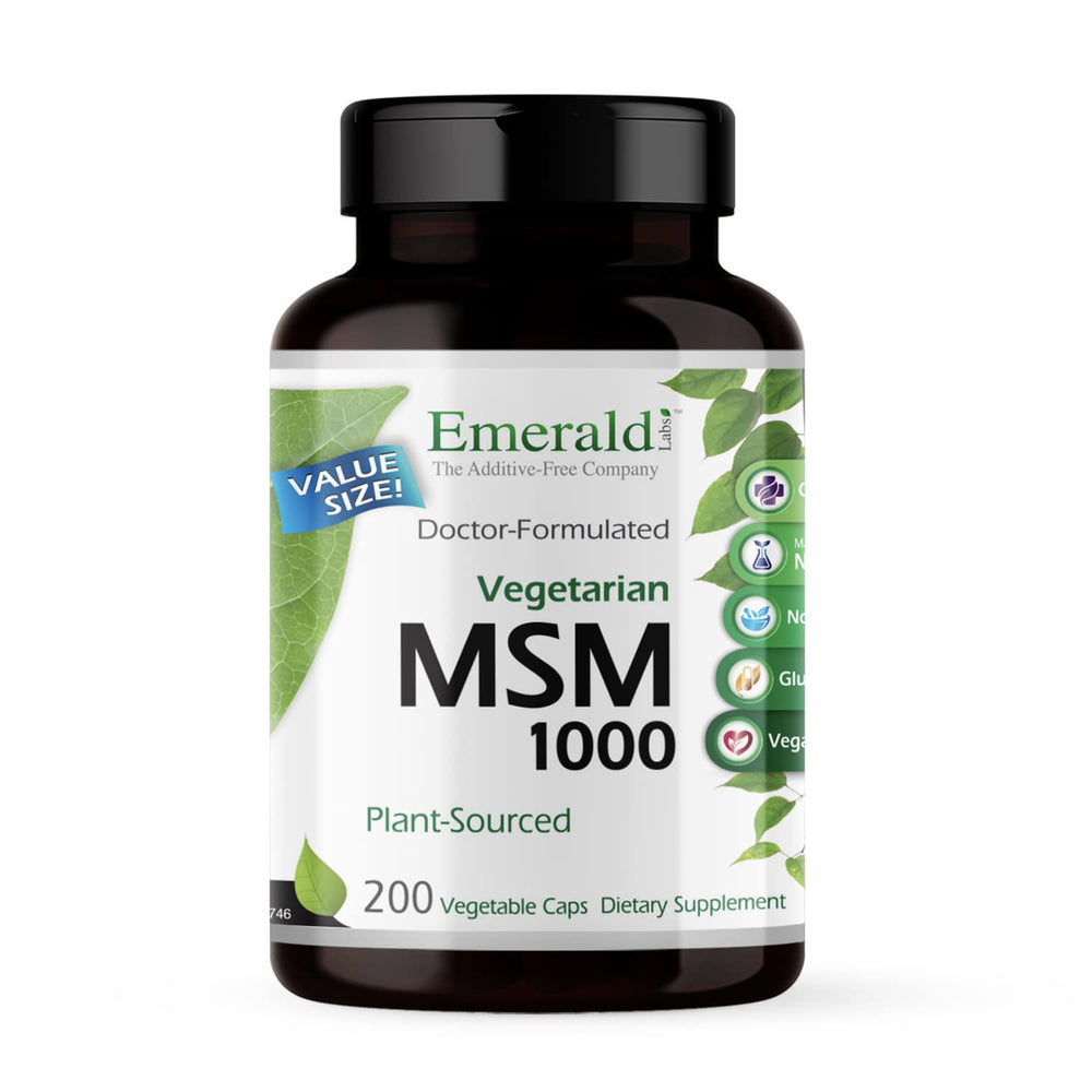 Emerald Labs MSM 1000mg packaging