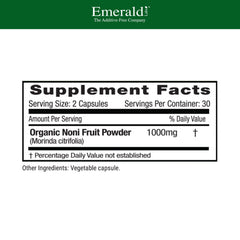 Noni fruit powder displayed in a scoop