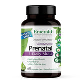 Bottle of EMERALD LABS Prenatal 1-Daily Multi with 60 vegetable capsules