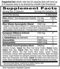 Close-up of lutein capsules for eye health