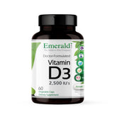 Emerald Labs Vitamin D3 2,500 IU bottle label