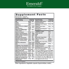 Close-up of bottle showing 60 vegetable capsules