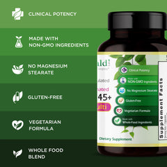 Label highlights vitamins D3, K1, K2 and calcium for bone and heart health