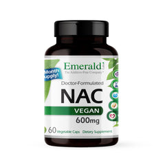 Emerald Labs NAC 600mg bottle label