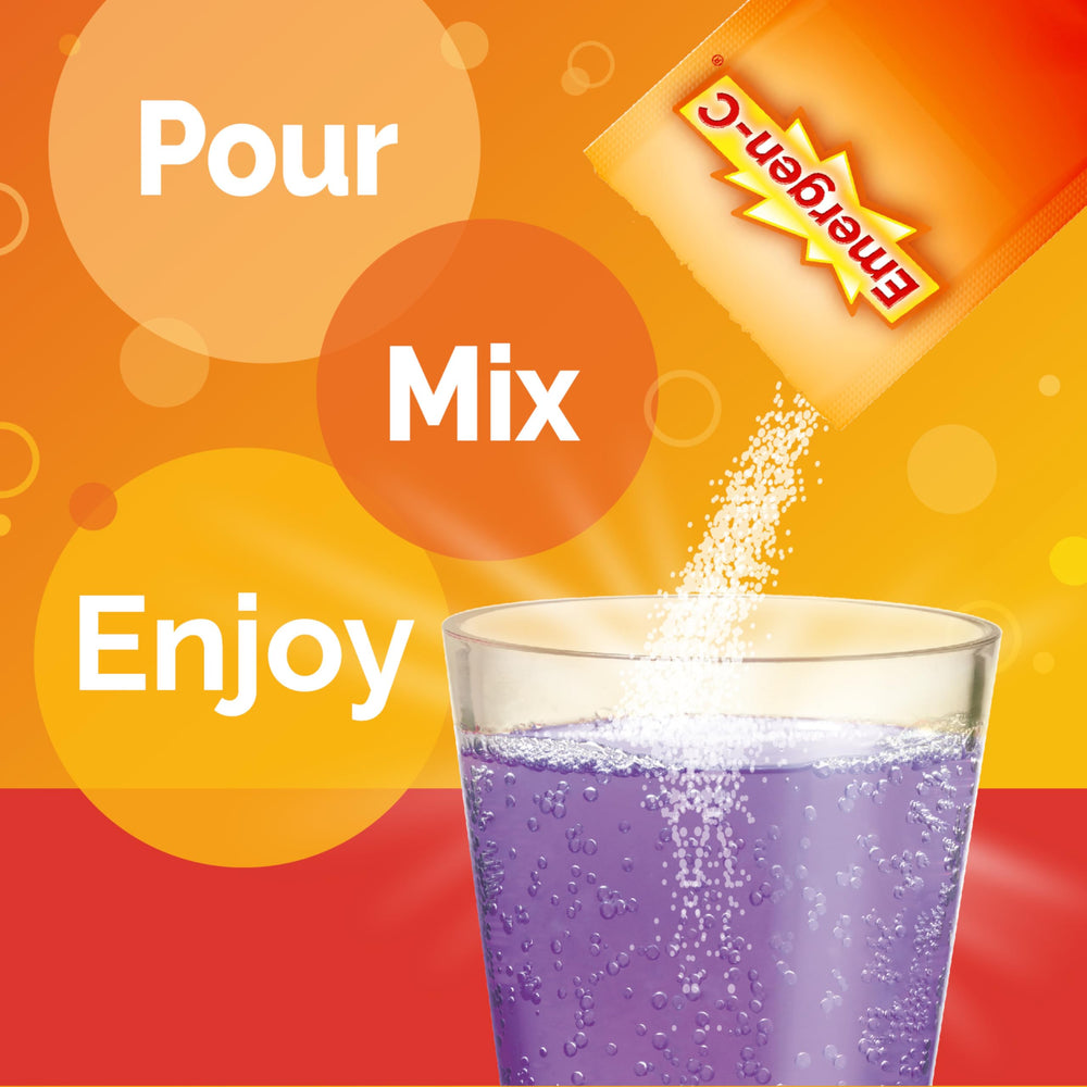 High-potency vitamin C boost in Emergen-C Elderberry mix