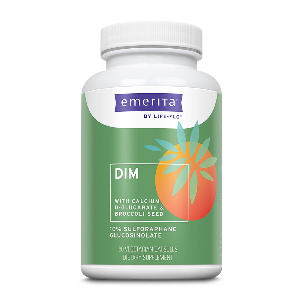 Emerita Life-flo DIM supplement bottle