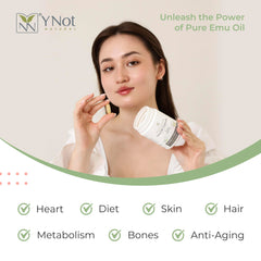 Close-up of Emu Oil Capsules in a blister pack