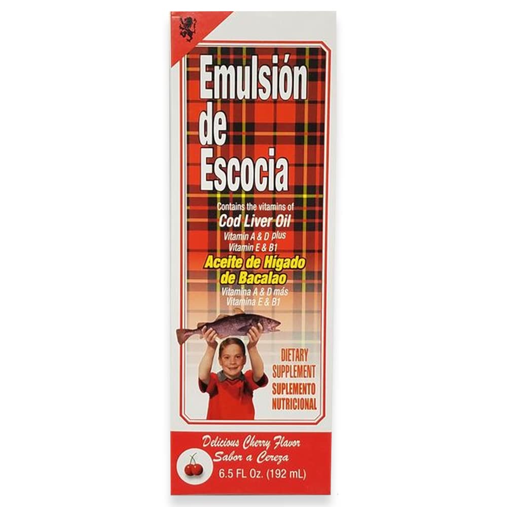 Pack of three Emulsion de Escocia Cod Liver Oil bottles