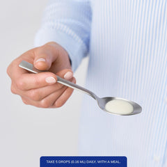 Ingredient list and emulsified vitamin visualization