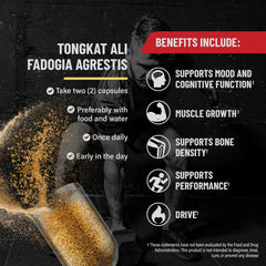 Fadogia Agrestis and Tongkat Ali blend