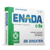ENADA NADH 5mg Supplement bottle with Chlorophyll label