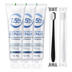 Hero image: enamel repair toothpaste with hydroxyapatite