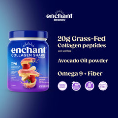 Close-up of strawberry and banana flavor powders