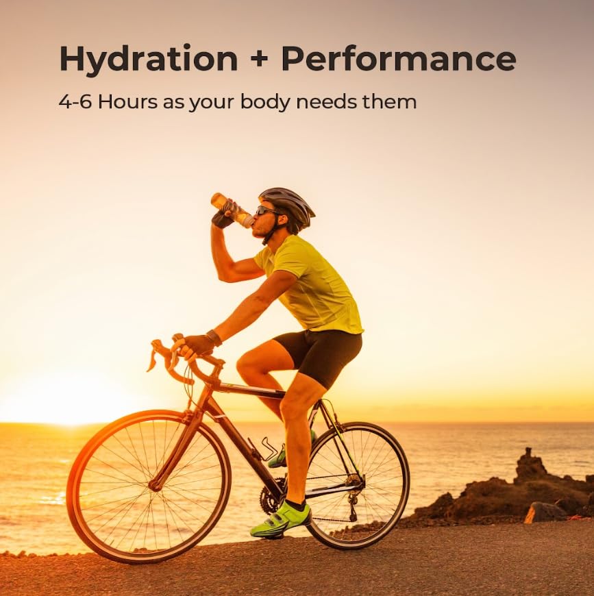 Diagram illustrating sustained-release hydration with Endur Electrolyte SR