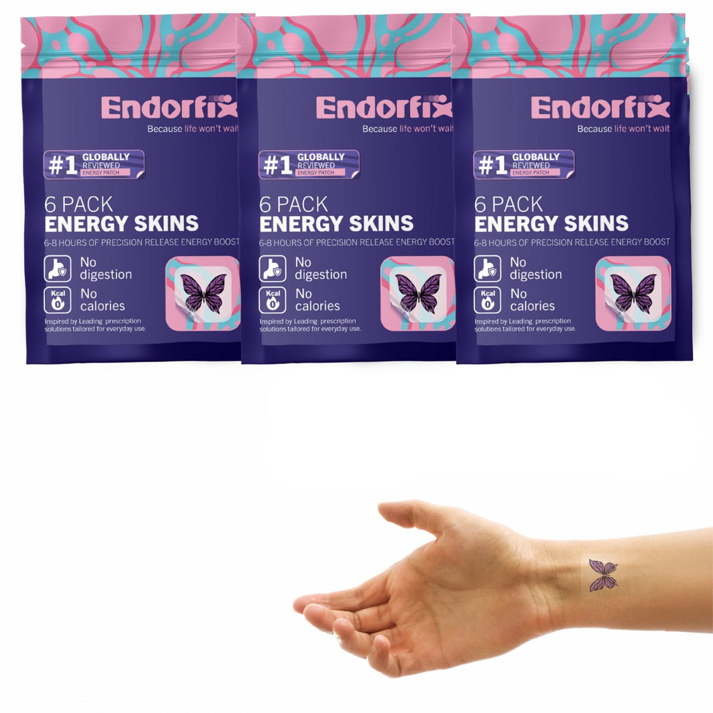 ENDORFIX Energy Patch Butterfly Design – Transdermal Patch (6–8 HR)