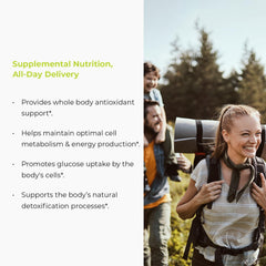 Benefits: cellular energy and antioxidant support from Endur Alpha Lipoic Acid