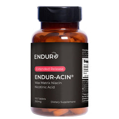 ENDUR-ACIN Niacin 250mg bottle label front