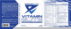 Ingredient list and vitamins in EndurElite Vitamin Elite