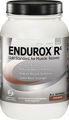 Endurox R4 chocolate shake pouring demonstrates convenient recovery support after intense training