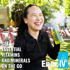 Ener-C ingredients from fruit juice and coconut water sources for natural flavor and hydration.