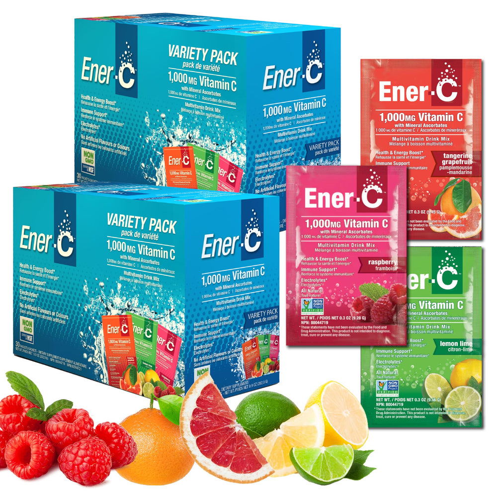 Ener-C multivitamin drink mix variety pack front view