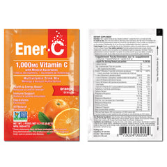 People preparing Ener-C orange drink