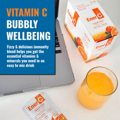 Group of Ener-C orange sugar-free sachets