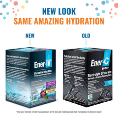 On-the-go packets being poured into water