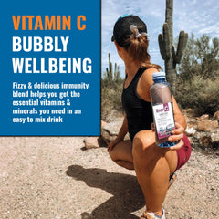 Two-pack Ener-C Sugar Free Energy Drink Mix Mixed Berry packaging