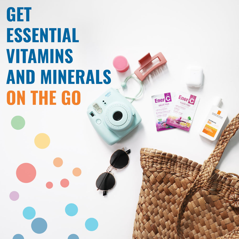 Vitamin C 1000mg and zinc in Ener-C sugar-free formula