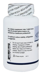 60 servings per container on Energetix Flora Chewable packaging