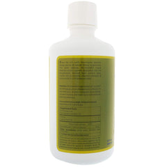 Energy Boost 70 Fulvic Minerals bottle with liquid on display side view