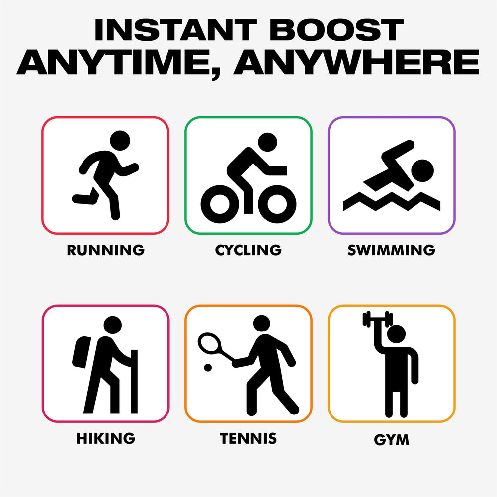 Energy Bytes Caffeine Gummies pocket-ready design supports quick energy during workouts.