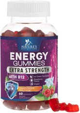 Energy Gummies 1000mcg Berry flavor bottle front