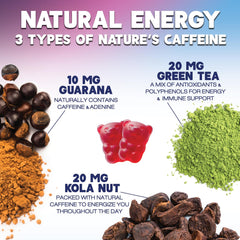 Serving size of Energy Gummies Berry 1000mcg