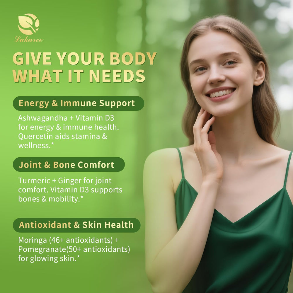 Graphic of benefits: energy, immune support, joints, digestion