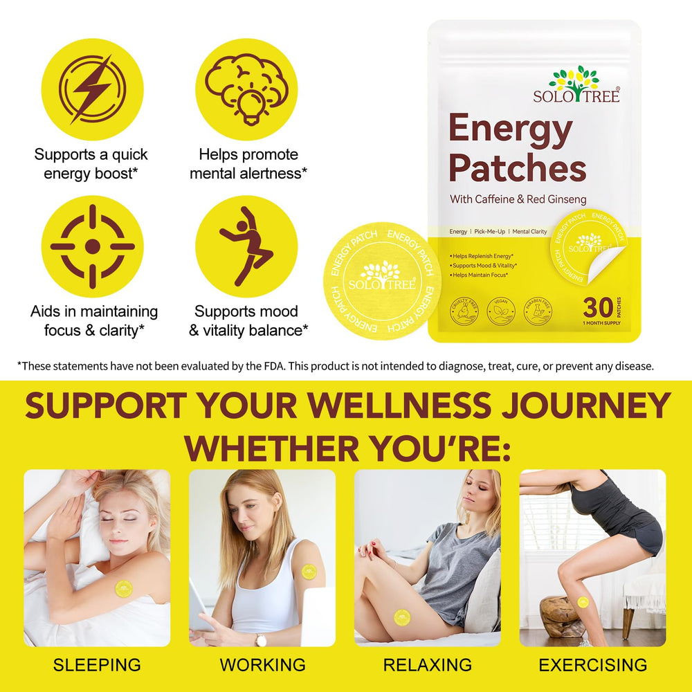Lifestyle image of active adults using energy patches