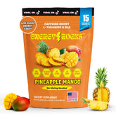 Energy Rocks pineapple mango crystals pack — tropical flavor and on-the-go energy boost.
