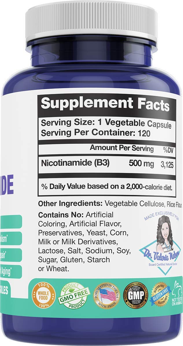 Energy and vitality benefits of Nicotinamide Vitamin B3